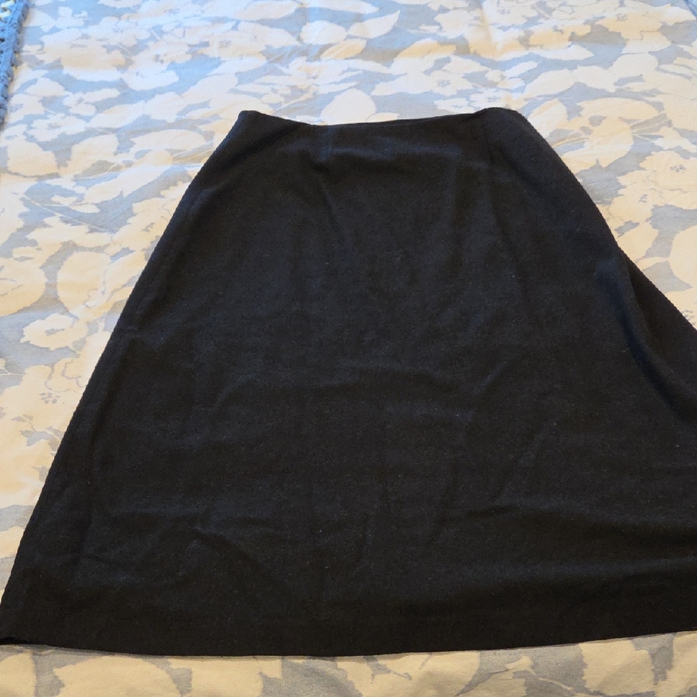Wool Black Women's Skirt